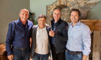 Harti Weirather (WWP Chairman), Peter Schröcksnadel (ÖSV-Praesident), Dr. Michael Huber (Präsident Kitzbüheler Ski Club) und Philipp Radel (WWP CEO) (c) KSC HKR(C) KSC HKR