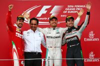 Podium Baku 2016 (c) Force India Formula 1 Limited