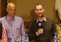 Erfolgsduo Trainer Zeidler und CEO Sauer (c) GEPA Roittner