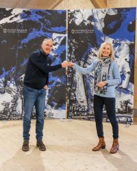 Michael Huber und Roswitha Stadlober (c) KSC alpinguin