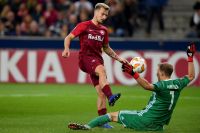 Fredrik Gulbrandsen (RBS) und Andre Hansen (Rosenborg) (c) GEPA pictures Florian Ertl