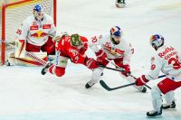 Atte Tolvanen (EC RBS), Christian Thomas (Bozen), Benjamin Nissner und Chay Genoway (EC RBS) (c) GEPA pictures Gallina