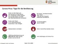 Corona in Salzburg (c) Land Salzburg